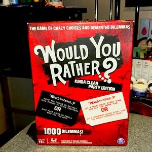 Would You Rather? Kinda Clean Party Edition Game